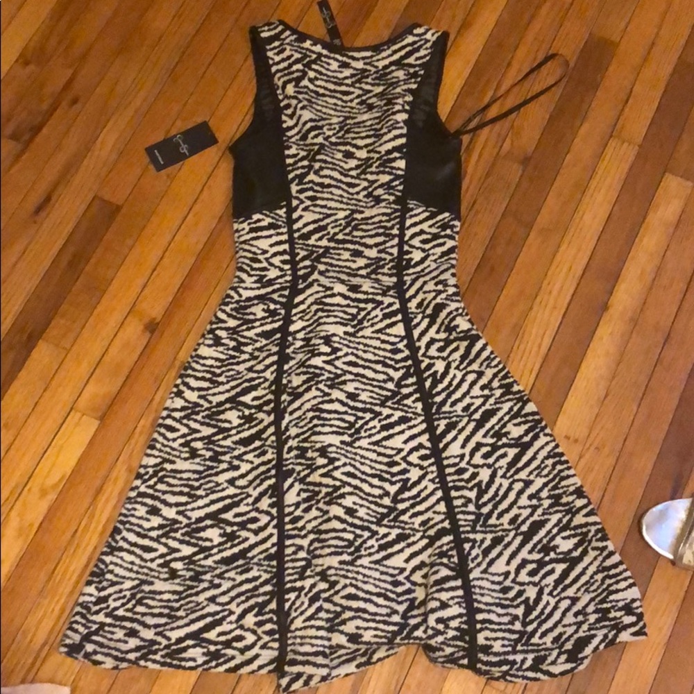 XXS Jessica Simpson zebra dress new with tags